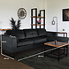 Lizzely Garden & Living Hoekbank design Darsiono 280cm bank antraciet velvet loungebank zowel links als rechts bankstel Lizzely Garden & Living Hoekbank design Darsiono 280cm bank antraciet velvet loungebank zowel links als rechts bankstel