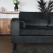 Lizzely Garden & Living Hoekbank design Darsiono 280cm bank antraciet velvet loungebank zowel links als rechts bankstel Lizzely Garden & Living Hoekbank design Darsiono 280cm bank antraciet velvet loungebank zowel links als rechts bankstel