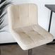 Lizzely Garden & Living Barkruk Anel met rugleuning: beige teddy barstoel Lizzely Garden & Living Barkruk Anel met rugleuning: beige teddy barstoel