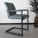 Lizzely Garden & Living Eetkamerstoel met armleuning groen Noor industrieel design eetstoel Lizzely Garden & Living Eetkamerstoel met armleuning groen Noor industrieel design eetstoel