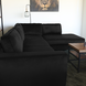Lizzely Garden & Living Hoekbank design Puckerto 290cm bank velvet zwart hoek loungebank rechts bankstel Lizzely Garden & Living Hoekbank design Puckerto 290cm bank velvet zwart hoek loungebank rechts bankstel