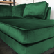 Lizzely Garden & Living Hoekbank design Puckerto 290cm bank velvet donkergroen hoek loungebank rechts bankstel Lizzely Garden & Living Hoekbank design Puckerto 290cm bank velvet donkergroen hoek loungebank rechts bankstel