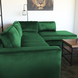 Lizzely Garden & Living Hoekbank design Puckerto 290cm bank velvet donkergroen hoek loungebank rechts bankstel Lizzely Garden & Living Hoekbank design Puckerto 290cm bank velvet donkergroen hoek loungebank rechts bankstel
