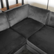 Lizzely Garden & Living Hoekbank design Puckerto 290cm bank velvet antraciet hoek loungebank links bankstel Lizzely Garden & Living Hoekbank design Puckerto 290cm bank velvet antraciet hoek loungebank links bankstel