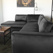 Lizzely Garden & Living Hoekbank design Puckerto 290cm bank velvet antraciet hoek loungebank links bankstel Lizzely Garden & Living Hoekbank design Puckerto 290cm bank velvet antraciet hoek loungebank links bankstel