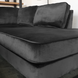 Lizzely Garden & Living Hoekbank design Puckerto 290cm bank velvet antraciet hoek loungebank rechts bankstel Lizzely Garden & Living Hoekbank design Puckerto 290cm bank velvet antraciet hoek loungebank rechts bankstel