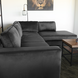 Lizzely Garden & Living Hoekbank design Puckerto 290cm bank velvet antraciet hoek loungebank rechts bankstel Lizzely Garden & Living Hoekbank design Puckerto 290cm bank velvet antraciet hoek loungebank rechts bankstel