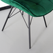Lizzely Garden & Living Eetkamerstoel Lux donkergroen velvet eetstoel industrieel Lizzely Garden & Living Eetkamerstoel Lux donkergroen velvet eetstoel industrieel