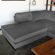 Lizzely Garden & Living Hoekbank design Puckerto 290cm bank velvet grijs hoek loungebank links bankstel Lizzely Garden & Living Hoekbank design Puckerto 290cm bank velvet grijs hoek loungebank links bankstel