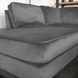 Lizzely Garden & Living Hoekbank design Puckerto 290cm bank velvet grijs hoek loungebank links bankstel Lizzely Garden & Living Hoekbank design Puckerto 290cm bank velvet grijs hoek loungebank links bankstel