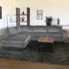 Lizzely Garden & Living Hoekbank design Puckerto 290cm bank velvet grijs hoek loungebank links bankstel Lizzely Garden & Living Hoekbank design Puckerto 290cm bank velvet grijs hoek loungebank links bankstel