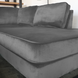 Lizzely Garden & Living Hoekbank design Puckerto 290cm bank velvet grijs hoek loungebank rechts bankstel Lizzely Garden & Living Hoekbank design Puckerto 290cm bank velvet grijs hoek loungebank rechts bankstel