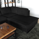Lizzely Garden & Living Hoekbank design Puckerto 290cm bank teddy zwart hoek loungebank rechts bankstel Lizzely Garden & Living Hoekbank design Puckerto 290cm bank teddy zwart hoek loungebank rechts bankstel