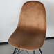 Lizzely Garden & Living Eetkamerstoel Finn bruin velvet eetstoel industrieel Lizzely Garden & Living Eetkamerstoel Finn bruin velvet eetstoel industrieel