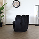 Lizzely Garden & Living Fauteuil Daphne velvet zwart draaibare fauteuil Lizzely Garden & Living Fauteuil Daphne velvet zwart draaibare fauteuil