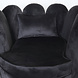 Lizzely Garden & Living Fauteuil Daphne velvet zwart draaibare fauteuil Lizzely Garden & Living Fauteuil Daphne velvet zwart draaibare fauteuil