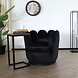 Lizzely Garden & Living Fauteuil Daphne velvet zwart draaibare fauteuil Lizzely Garden & Living Fauteuil Daphne velvet zwart draaibare fauteuil