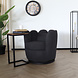 Lizzely Garden & Living Fauteuil Daphne teddy zwart draaibare fauteuil Lizzely Garden & Living Fauteuil Daphne teddy zwart draaibare fauteuil