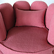 Lizzely Garden & Living Fauteuil Daphne teddy oud roze draaibare fauteuil Lizzely Garden & Living Fauteuil Daphne teddy oud roze draaibare fauteuil