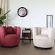 Lizzely Garden & Living Fauteuil Daphne teddy beige draaibare fauteuil Lizzely Garden & Living Fauteuil Daphne teddy beige draaibare fauteuil
