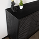 Lizzely Garden & Living Dressoir mangohout visgraat Cody ladekast zwart industrieel 180x85cm duurzaam mango kast Lizzely Garden & Living Dressoir mangohout visgraat Cody ladekast zwart industrieel 180x85cm duurzaam mango kast