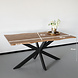 Lizzely Garden & Living Eettafel langwerpig visgraat 160cm Otis bruin langwerpige tafel Lizzely Garden & Living Eettafel langwerpig visgraat 160cm Otis bruin langwerpige tafel