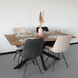Lizzely Garden & Living Eettafel langwerpig visgraat 160cm Otis bruin langwerpige tafel Lizzely Garden & Living Eettafel langwerpig visgraat 160cm Otis bruin langwerpige tafel