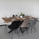 Lizzely Garden & Living Eettafel langwerpig visgraat 180cm Otis bruin langwerpige tafel Lizzely Garden & Living Eettafel langwerpig visgraat 180cm Otis bruin langwerpige tafel