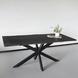 Lizzely Garden & Living Eettafel langwerpig visgraat 180cm Otis zwart langwerpige tafel Lizzely Garden & Living Eettafel langwerpig visgraat 180cm Otis zwart langwerpige tafel