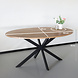 Lizzely Garden & Living Eettafel ovaal visgraat 160cm Obie bruin ovale tafel Lizzely Garden & Living Eettafel ovaal visgraat 160cm Obie bruin ovale tafel