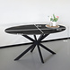 Lizzely Garden & Living Eettafel ovaal visgraat 160cm Obie zwart ovale tafel Lizzely Garden & Living Eettafel ovaal visgraat 160cm Obie zwart ovale tafel