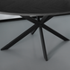Lizzely Garden & Living Eettafel ovaal visgraat 160cm Obie zwart ovale tafel Lizzely Garden & Living Eettafel ovaal visgraat 160cm Obie zwart ovale tafel