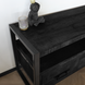 Lizzely Garden & Living TV meubel industrieel mangohout Ilse zwart 150cm tv kast duurzaam mango massief hout tv-meubel Lizzely Garden & Living TV meubel industrieel mangohout Ilse zwart 150cm tv kast duurzaam mango massief hout tv-meubel