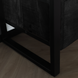 Lizzely Garden & Living TV meubel industrieel mangohout Ilse zwart 150cm tv kast duurzaam mango massief hout tv-meubel Lizzely Garden & Living TV meubel industrieel mangohout Ilse zwart 150cm tv kast duurzaam mango massief hout tv-meubel