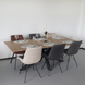 Lizzely Garden & Living Eettafel langwerpig visgraat 220cm Otis bruin langwerpige tafel Lizzely Garden & Living Eettafel langwerpig visgraat 220cm Otis bruin langwerpige tafel