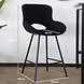 Lizzely Garden & Living Barkruk industrieel Maike zwart teddy barstoel Lizzely Garden & Living Barkruk industrieel Maike zwart teddy barstoel