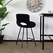 Lizzely Garden & Living Barkruk industrieel Maike zwart teddy barstoel Lizzely Garden & Living Barkruk industrieel Maike zwart teddy barstoel
