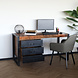 Lizzely Garden & Living Bureau Noah 145cm industrieel duurzaam massief mangohout Lizzely Garden & Living Bureau Noah 145cm industrieel duurzaam massief mangohout