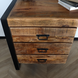 Lizzely Garden & Living Bureau Nicko 145cm industrieel duurzaam massief mangohout Lizzely Garden & Living Bureau Nicko 145cm industrieel duurzaam massief mangohout