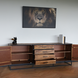 Lizzely Garden & Living Dressoir mangohout visgraat Orlando bruin ladekast industrieel 210x75cm duurzaam mango kast Lizzely Garden & Living Dressoir mangohout visgraat Orlando bruin ladekast industrieel 210x75cm duurzaam mango kast