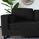 Lizzely Garden & Living Hoekbank design Darsiono 280cm bank zwart teddy loungebank zowel links als rechts bankstel Lizzely Garden & Living Hoekbank design Darsiono 280cm bank zwart teddy loungebank zowel links als rechts bankstel