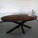 Lizzely Garden & Living Eettafel ovaal mangohout visgraat 180x100cm Liv bruin ovale industriële tafel duurzaam mango eetkamertafel Lizzely Garden & Living Eettafel ovaal mangohout visgraat 180x100cm Liv bruin ovale industriële tafel duurzaam mango eetkamertafel