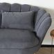 Lizzely Garden & Living Zitbank Belle 2 zits velvet grijs 140cm stof bankstel incl. 2 kussens bank Lizzely Garden & Living Zitbank Belle 2 zits velvet grijs 140cm stof bankstel incl. 2 kussens bank