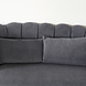 Lizzely Garden & Living Zitbank Belle 2 zits velvet grijs 140cm stof bankstel incl. 2 kussens bank Lizzely Garden & Living Zitbank Belle 2 zits velvet grijs 140cm stof bankstel incl. 2 kussens bank