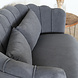 Lizzely Garden & Living Zitbank Belle 2 zits velvet grijs 140cm stof bankstel incl. 2 kussens bank Lizzely Garden & Living Zitbank Belle 2 zits velvet grijs 140cm stof bankstel incl. 2 kussens bank