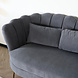 Lizzely Garden & Living Zitbank Belle 2 zits velvet grijs 140cm stof bankstel incl. 2 kussens bank Lizzely Garden & Living Zitbank Belle 2 zits velvet grijs 140cm stof bankstel incl. 2 kussens bank