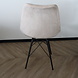 Lizzely Garden & Living Eetkamerstoel Viga zand velvet eetstoel Lizzely Garden & Living Eetkamerstoel Viga zand velvet eetstoel