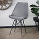 Lizzely Garden & Living Eetkamerstoel Viga grijs velvet eetstoel Lizzely Garden & Living Eetkamerstoel Viga grijs velvet eetstoel