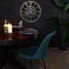 Lizzely Garden & Living Eetkamerstoel Viga turquoise velvet eetstoel Lizzely Garden & Living Eetkamerstoel Viga turquoise velvet eetstoel