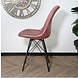 Lizzely Garden & Living Eetkamerstoel Set van 6 Viga roze Lizzely Garden & Living Eetkamerstoel Set van 6 Viga roze